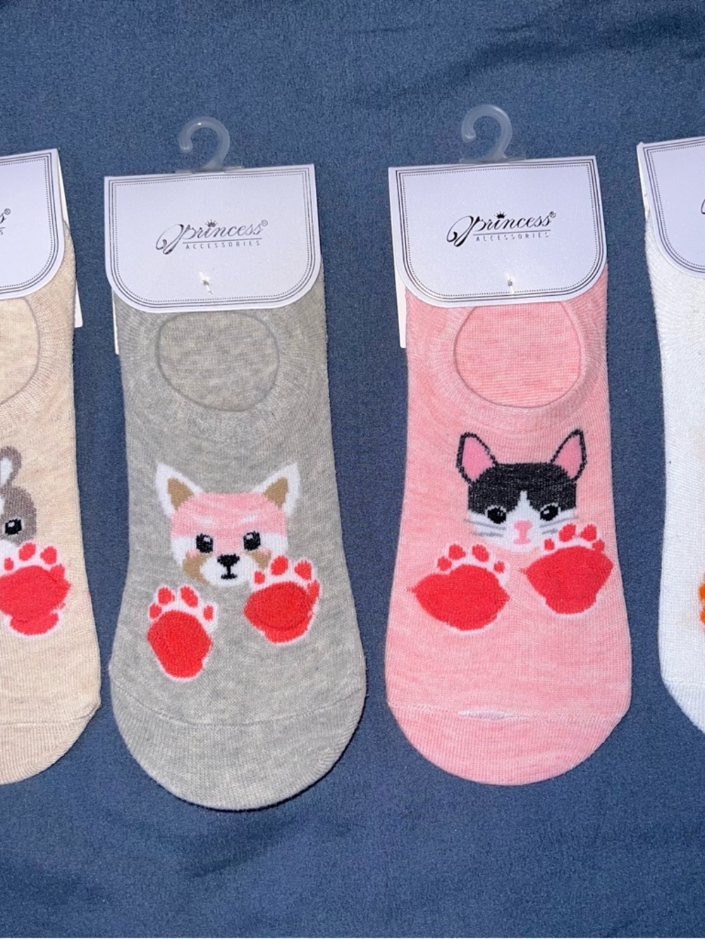 4Pk kids no show socks